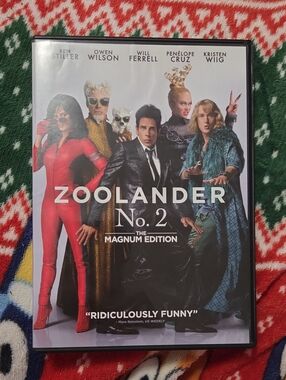 🍿2 For $8🍿Zoolander No. 2 (Magnum Edition) DVD - Red Cover